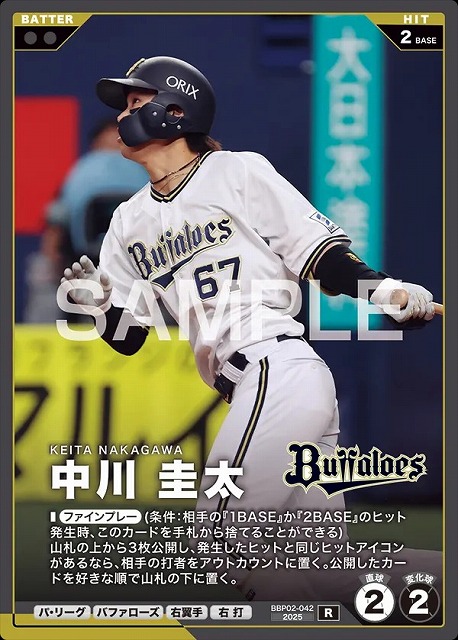 中川 圭太 【BBP02-042R】※QRコード未使用